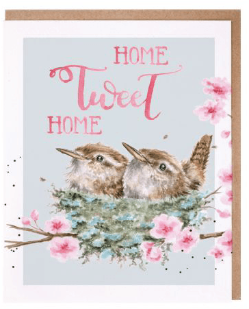 Home Tweet Home Card cards wrendale designs 