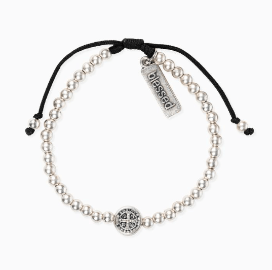 Mantra of Love Silver Bracelet My Saint My Hero 