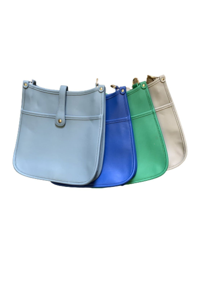Vegan Bucket Handbag Apparel & accessories Johnathan Michael's Boutique Baby Blue 