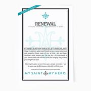 Renewal Consecration Silver Necklace Bracelets My Saint My Hero 