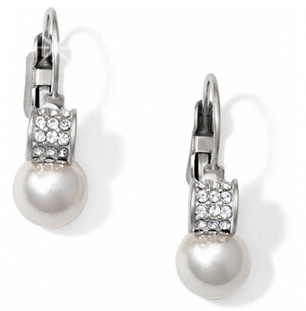 Meridian Pearl Leverback Earrings JA1302 Earrings Brighton 