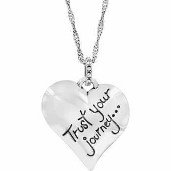 Trust Your Journey Heart Necklace JL3203 necklace Brighton 