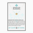 Benedictine Petite Necklace - Silver/Gold My Saint My Hero 