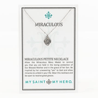 Miraculous Petite Silver Necklace Necklaces My Saint My Hero 