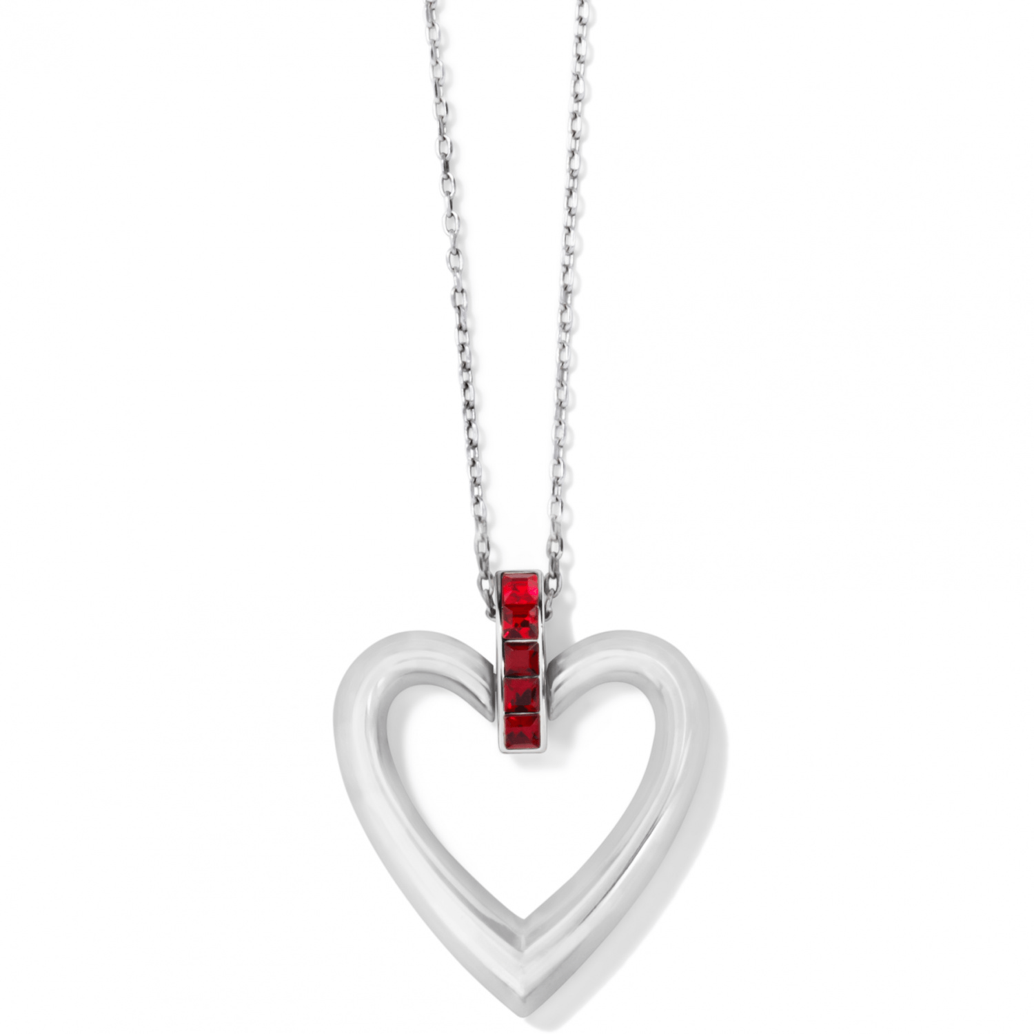 Spectrum Open Heart Necklace JM3673 Necklaces Brighton 