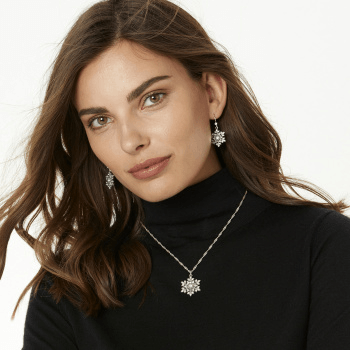 Glint Snowflake Necklace JM2041 Necklaces Brighton 
