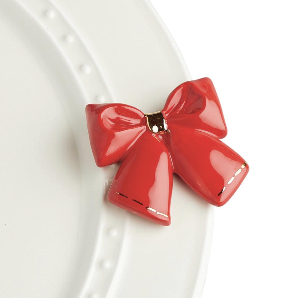 Wrap It Up Red Bow Mini A238 Home Decor Nora Fleming 