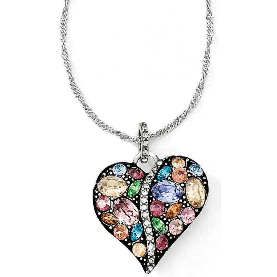Trust Your Journey Heart Necklace JL3203 necklace Brighton 