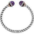 Neptune's Rings Amethyst Open Hinged Bangle JF665B Bracelets Brighton 