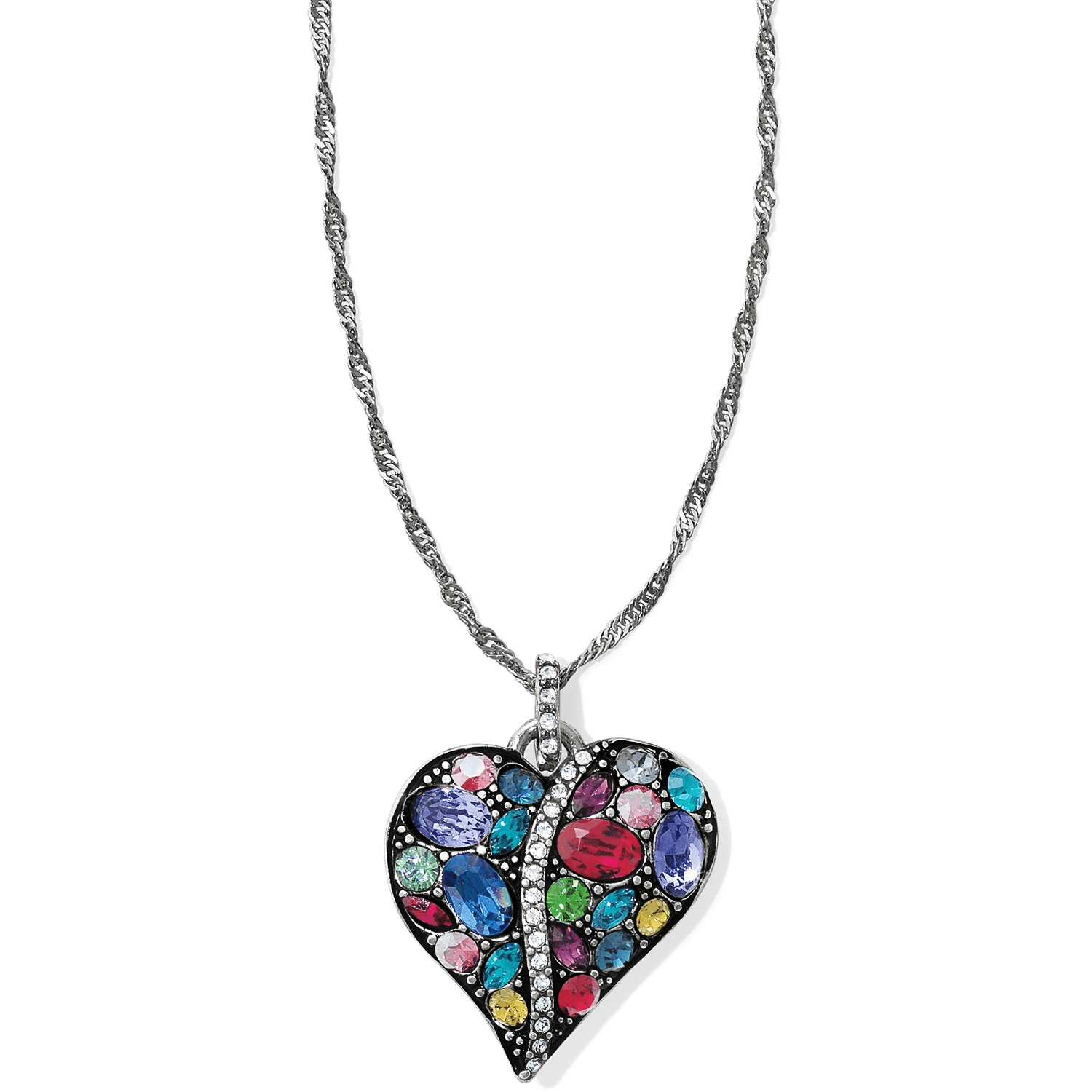 Trust Your Journey Heart Necklace JL3911 Necklaces Brighton 