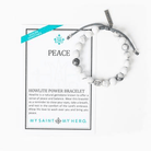 Peace Howlite Power Bracelet Bracelets My Saint My Hero 