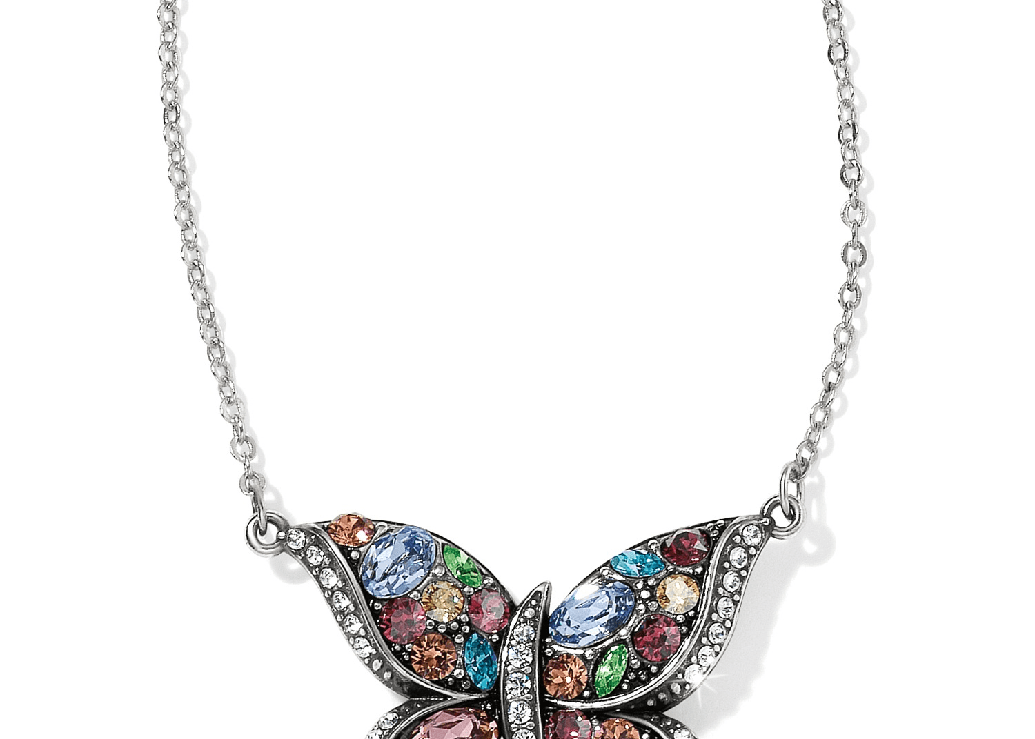 Trust Your Journey Reversible Butterfly Necklace JL5611 necklace Brighton 