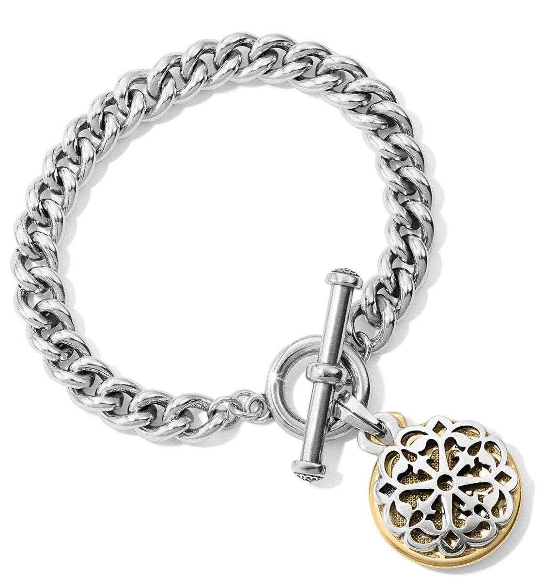 Ferrara Two Tone Toggle Bracelet JF6662 Bracelets Brighton 