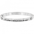 Footprints Hinged Bangle JB0962 Bracelets Brighton 