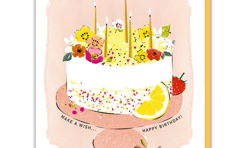Lemon Cake Card driscole design 