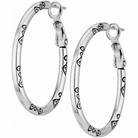 Oval Hoop Charm Earrings JE0020 Earrings Brighton 