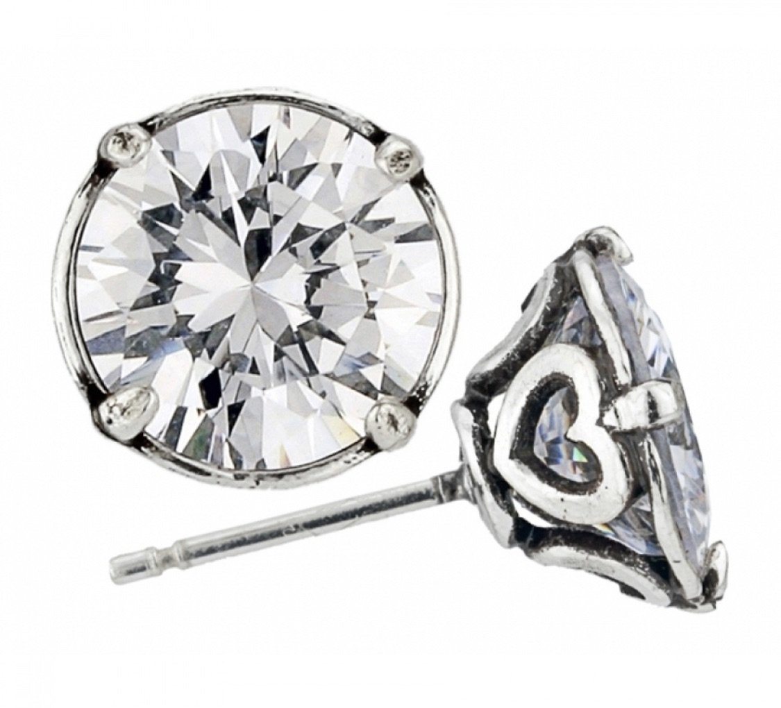 Brilliance 9MM Post Earrings JE154C Earrings Brighton 