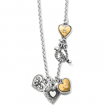 One Heart Short Necklace JM2902 Brighton 