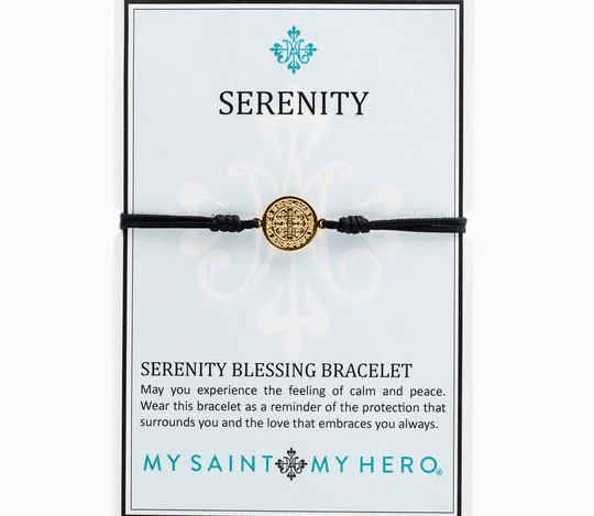Serenity Blessing Navy/Gold Bracelet Bracelets My Saint My Hero 