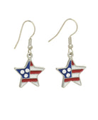 Stars and Stripes Earrings Apparel & accessories Johnathan Michael's Boutique 