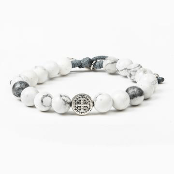 Peace Howlite Power Bracelet Bracelets My Saint My Hero 