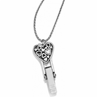 Floating Heart Badge Clip Necklace J45951 Necklaces Brighton 