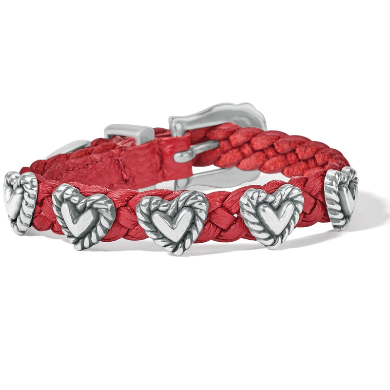 Roped Heart Braid Bandit Bracelets 07475B