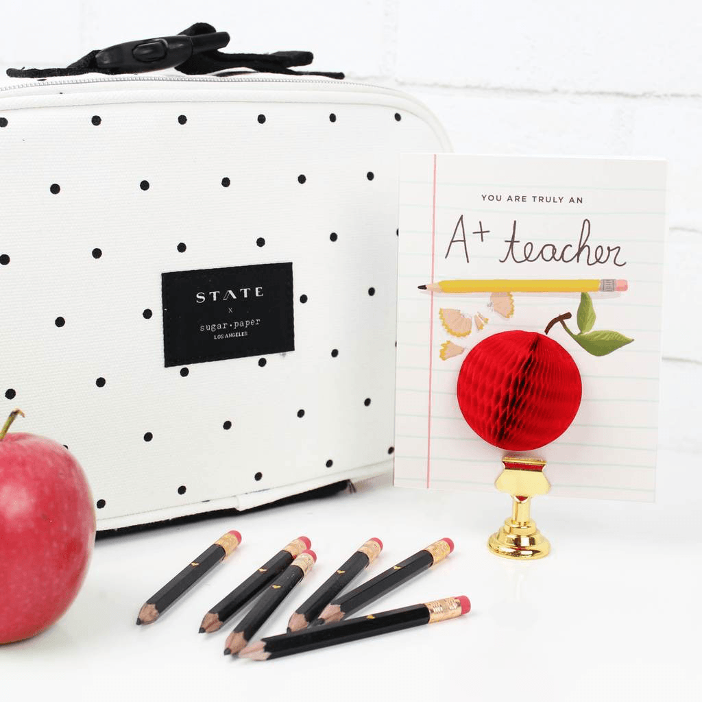 A+ Teacher Pop-up Card Card Johnathan Michael's Boutique 