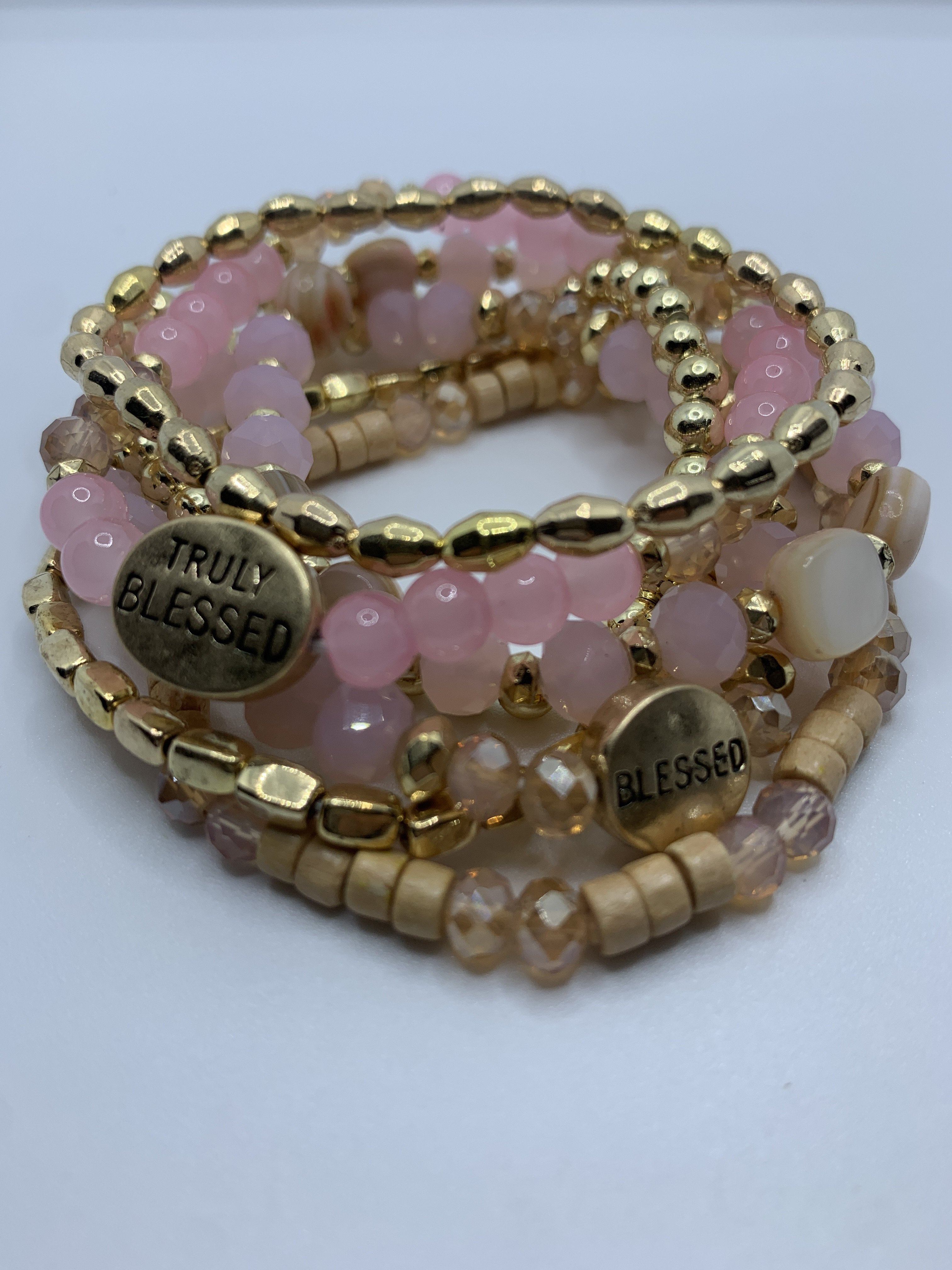 Truly Blessed Beaded Bracelet Bracelets Johnathan Michael's Boutique 