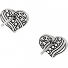 Hearts and Stripes Mini Post Earrings J22053 Earrings Brighton 