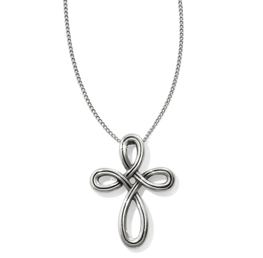Interlok Petite Cross Necklace JL8490 Necklaces Brighton 