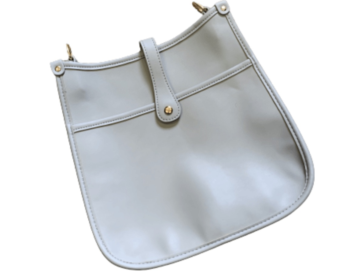 Vegan Bucket Handbag Apparel & accessories Johnathan Michael's Boutique Grey 