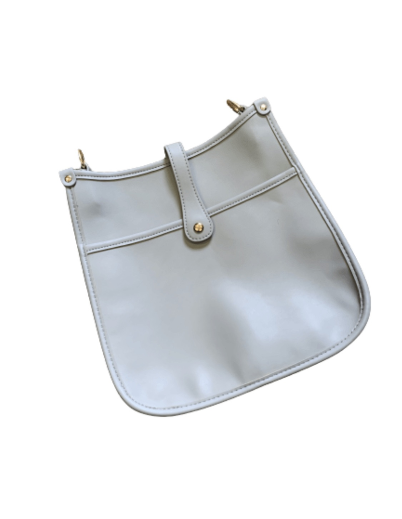 Vegan Bucket Handbag Apparel & accessories Johnathan Michael's Boutique Grey 