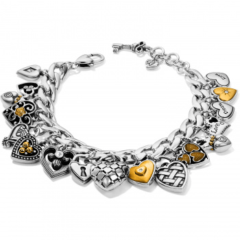 One Heart Charm Bracelet JF7592 Bracelets Brighton 