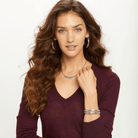 Flora Hoop Leverback Earrings JA2050 Earrings Brighton 
