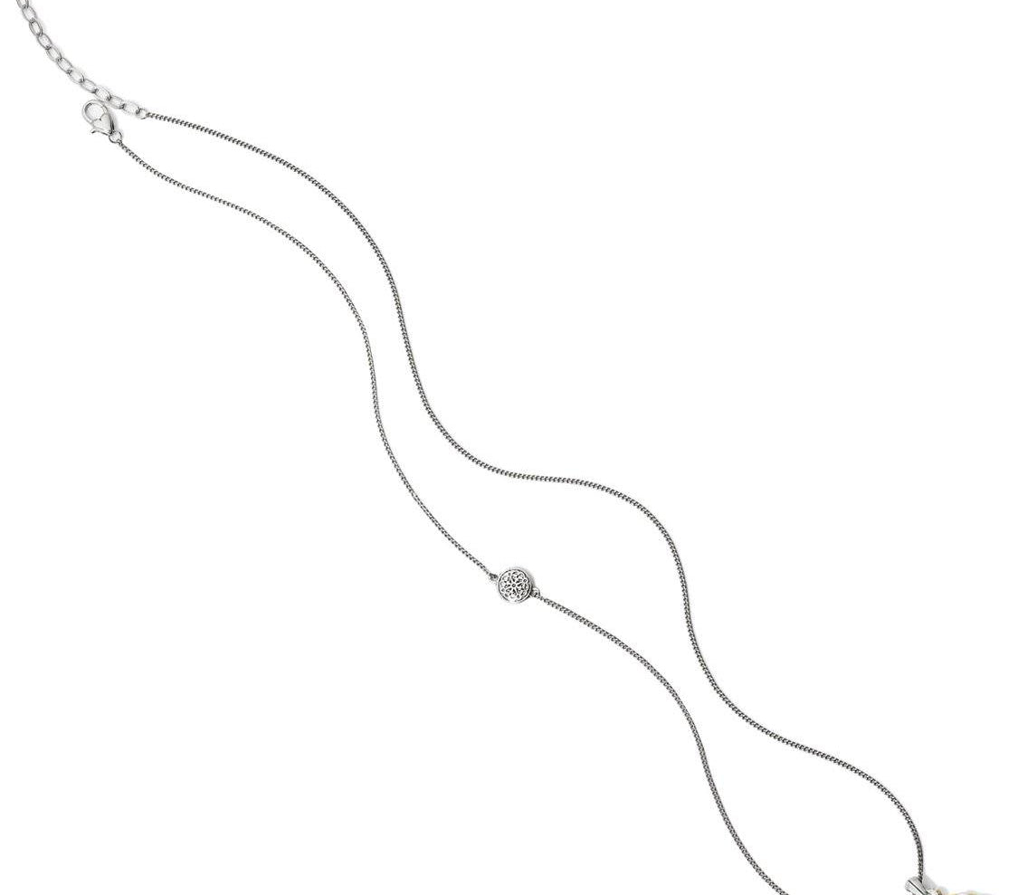 Ferrara Two Tone Reversible Long Necklace JM1062 Necklaces Brighton 