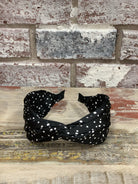 Black Dot Headband headband Johnathan Michael's Boutique 