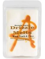 White Peach & Clove Break Apart Drizzle Melts