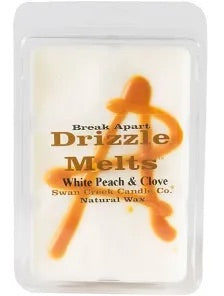 White Peach & Clove Break Apart Drizzle Melts
