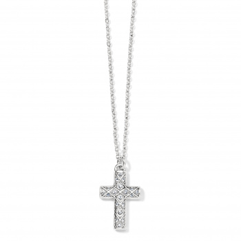 Diamond Cross Necklace JN1552 Necklaces Brighton 