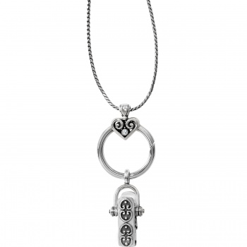 Alcazar Charm Badge Clip Necklace JL7811 Necklaces Brighton 