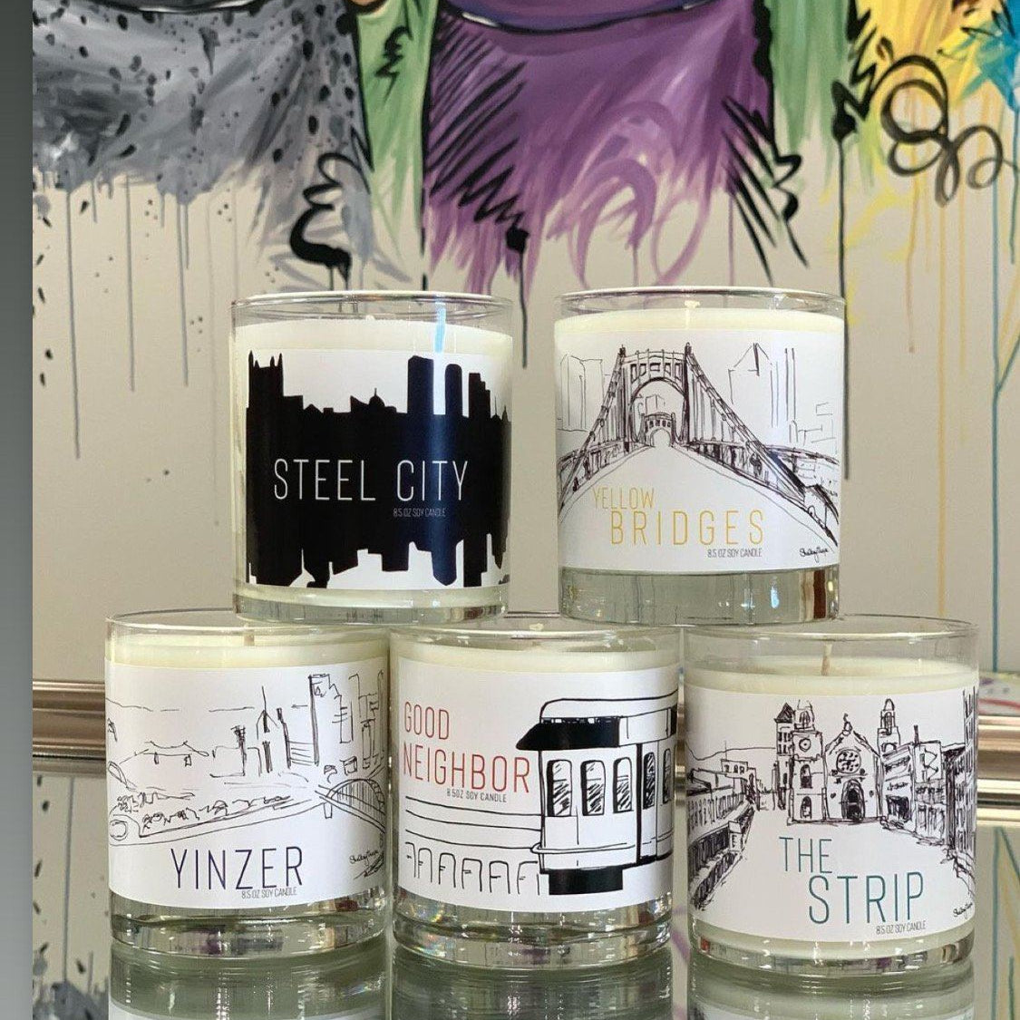 The Strip Soy Candle Candle Pittsburgh Candles Works 