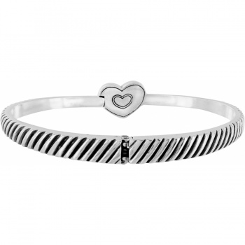 Celeste Heart Hinged Bangle JB9741 Bracelets Brighton 
