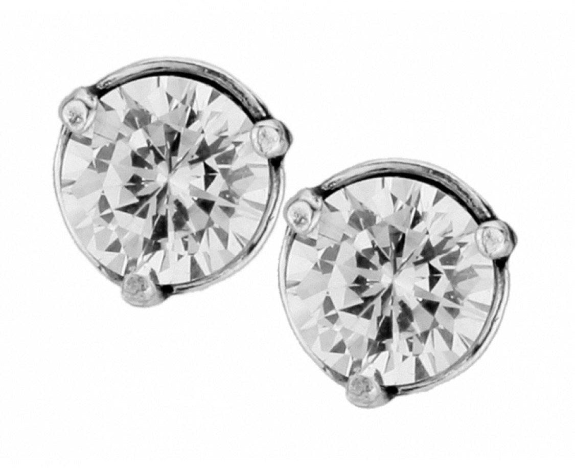 Brilliance 7MM Post Earrings JE154A Earrings Johnathan Michael's Boutique 