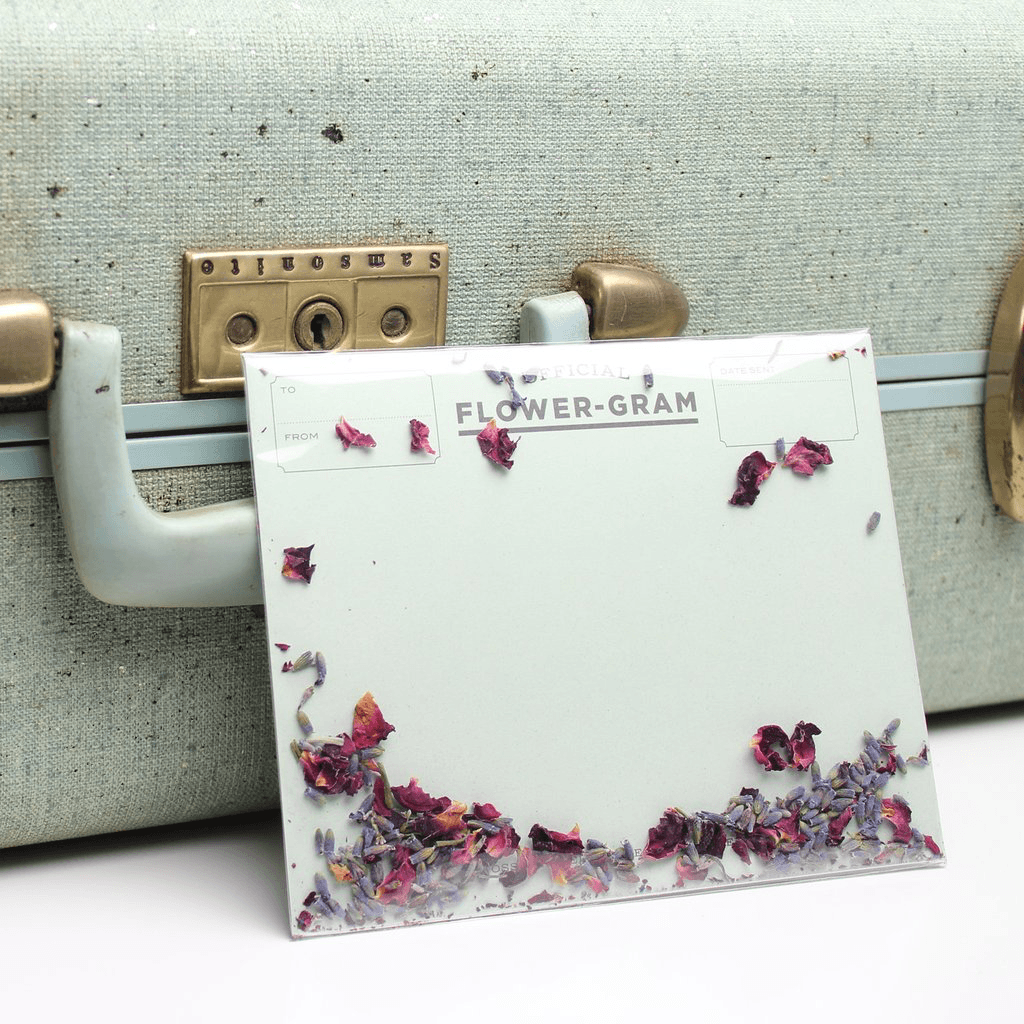 Flowergram - Lavender & Rose Card Card Johnathan Michael's Boutique 