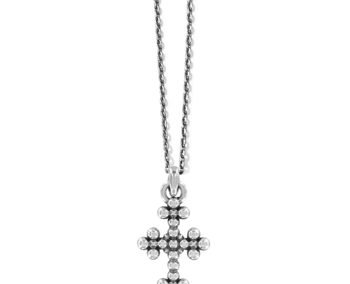 Abbey Cross Necklace JM1721 Necklaces Brighton 