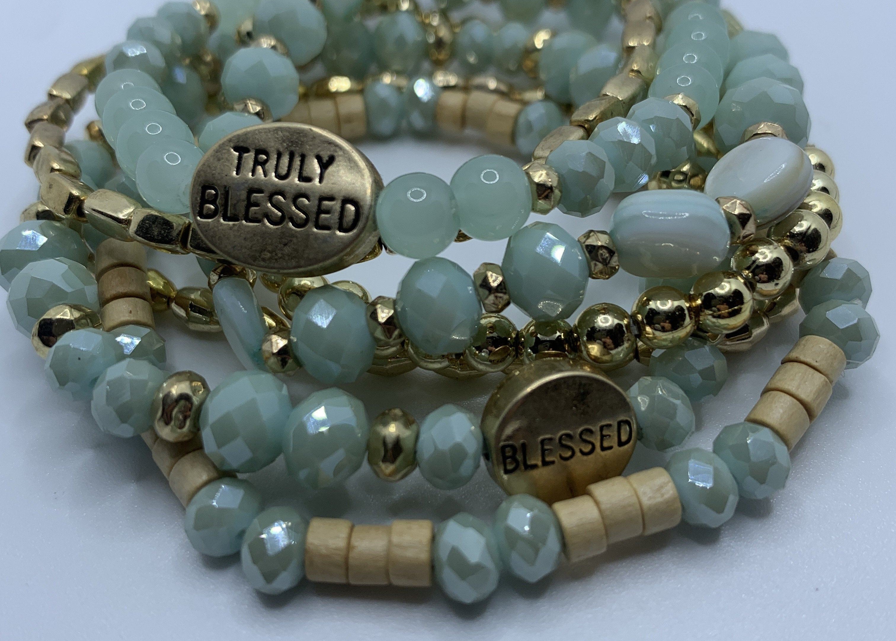 Truly Blessed Beaded Bracelet Bracelets Johnathan Michael's Boutique 