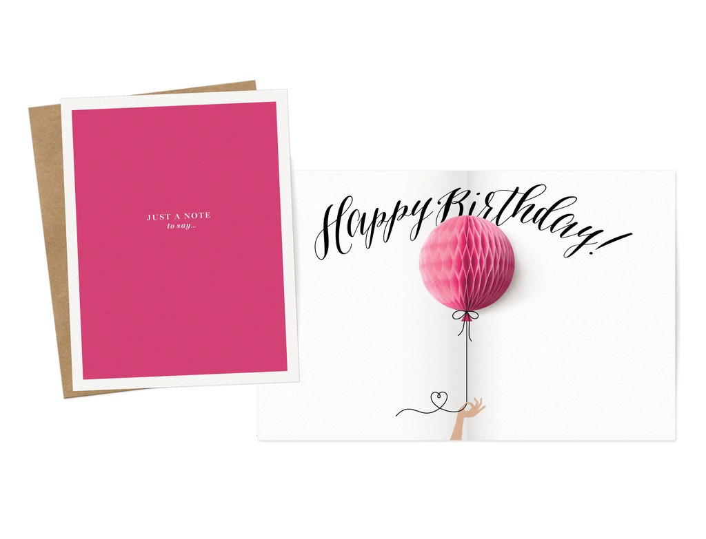 Happy Birthday Balloon Pop-up Card Card Johnathan Michael's Boutique 