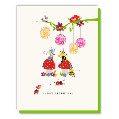 Birthday Critters Card driscoll design 