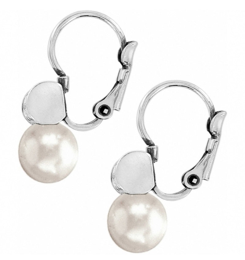 Meridian Pearl Leverback Earrings JA1302 Earrings Brighton 
